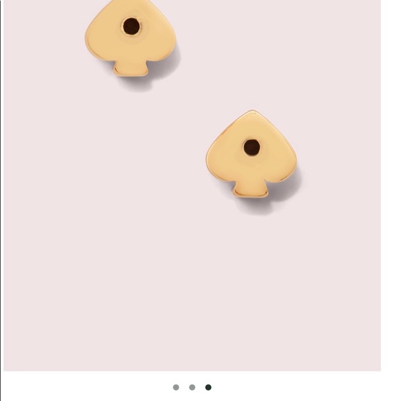 NWT Kate Spade Heart Stud Earrings - Picture 3 of 4